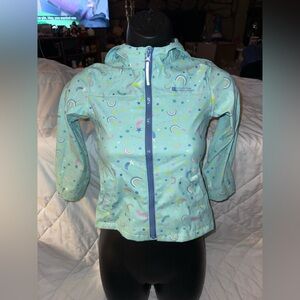 Mountain Warehouse Dark Green Exodus Printed Water-Resistant Softshell Jacket